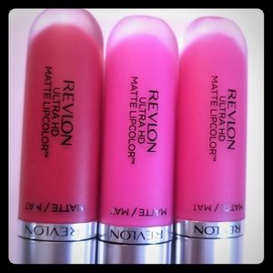 Revlon Ultra HD Matte Lipcolor x3 Lot